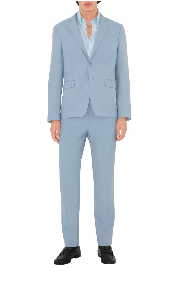 Burberry Wool Tailored Jacket, Main, color, Gale