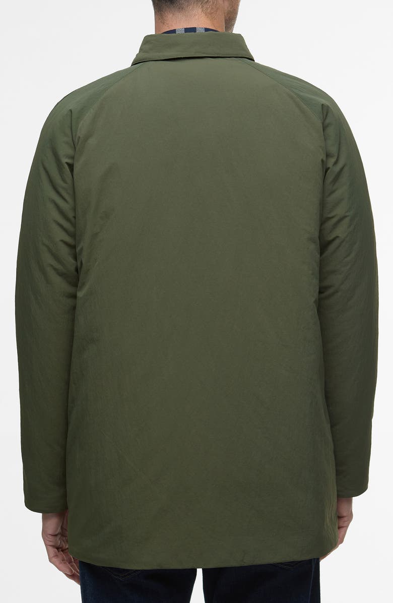 Barbour Wadded Lorden Waterproof Jacket, Alternate, color, Olive