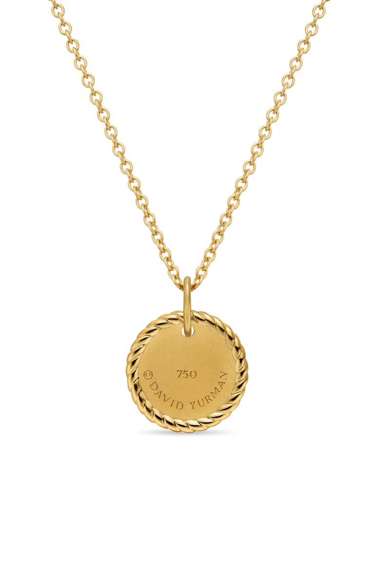 Cable Collectibles Pavé Charm with Diamonds in Gold, Alternate, color, DIAMOND