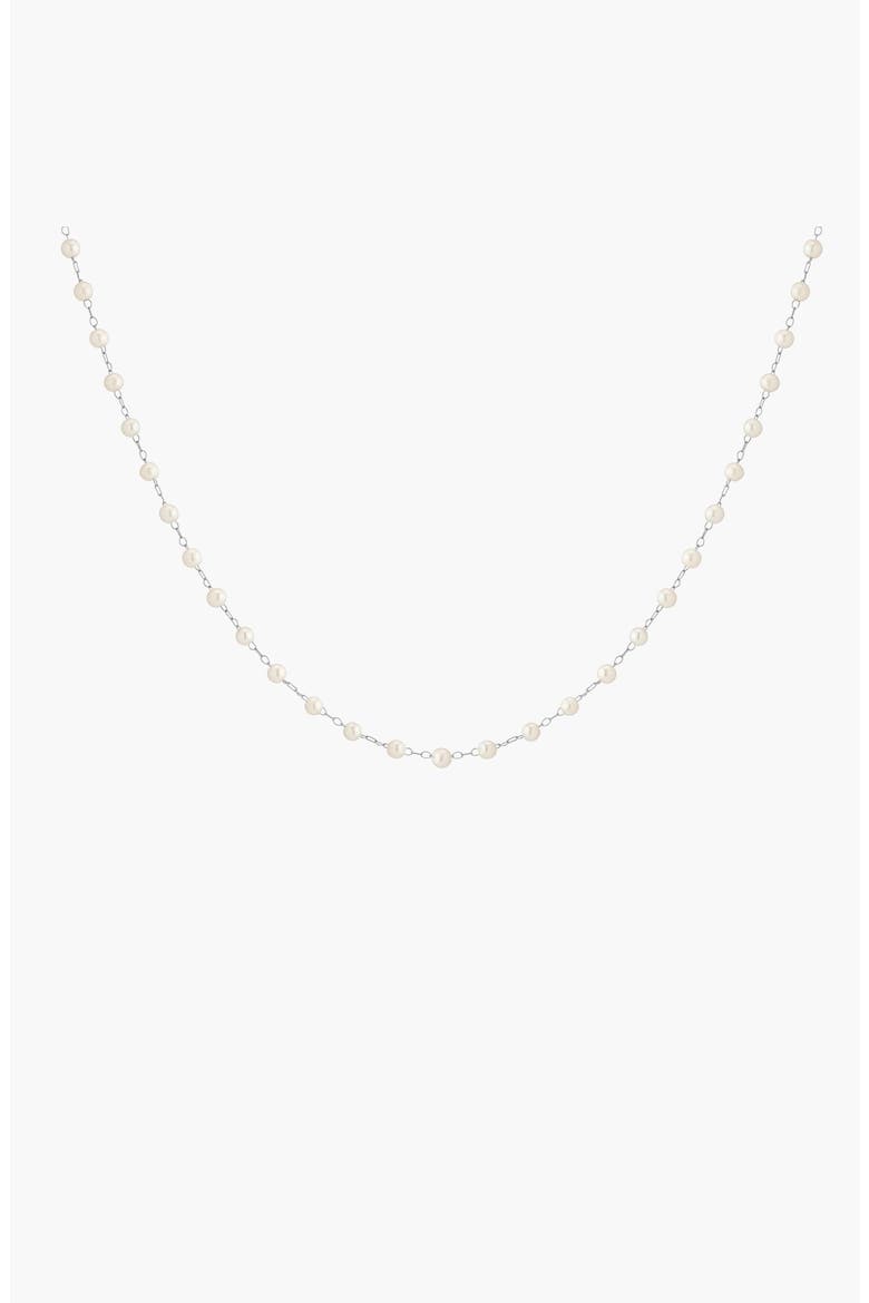Pearl Vine Necklace, Main, color, White