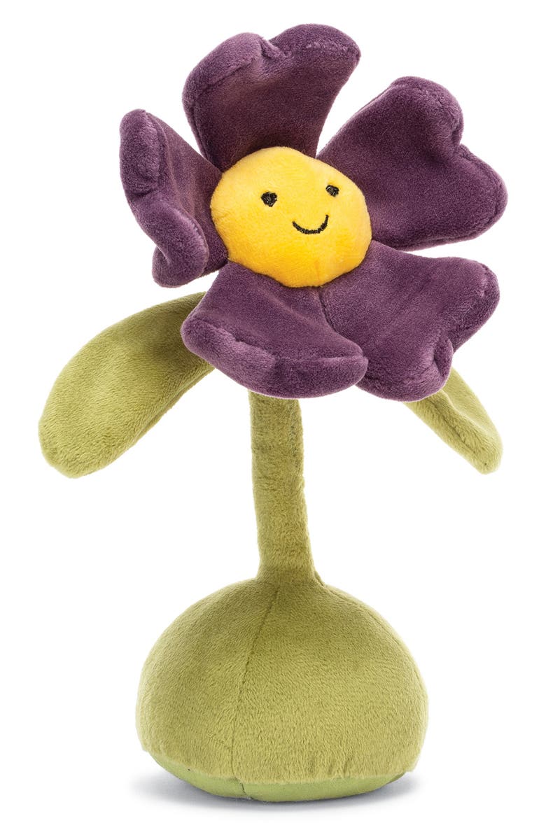 Jellycat Pansy Flowerette Plush Toy, Main, color, 