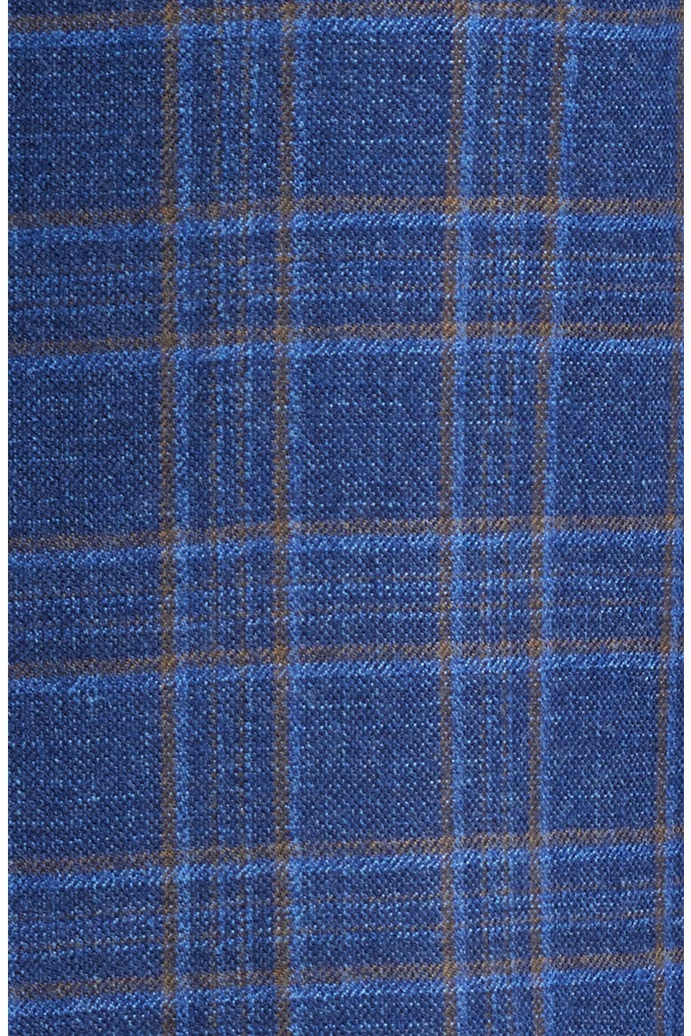 Mazara Plaid Wool Sport Coat, Alternate, color, BLUE MAZARA PLAID