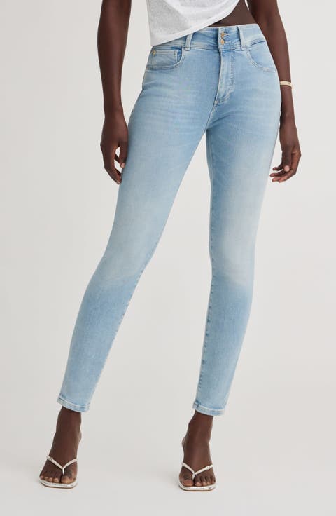 Shape Up High Waist Ankle Skinny Jeans