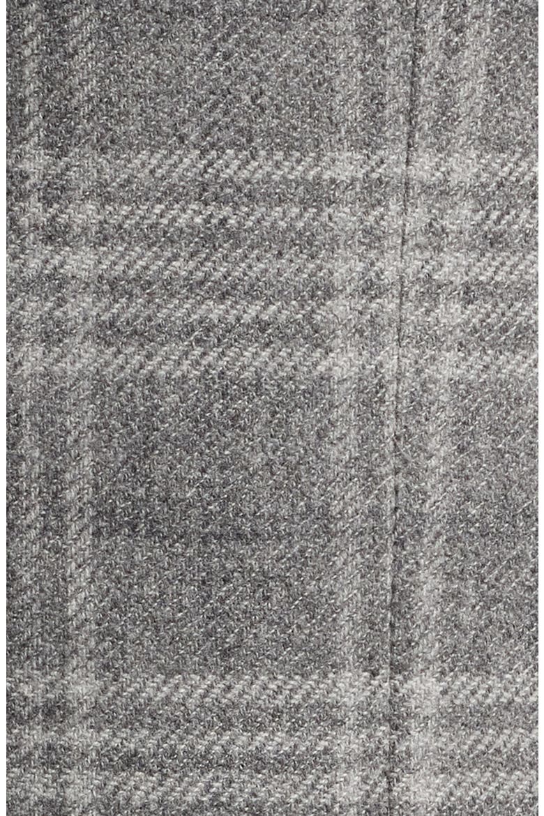Hyperlight Soft Grey Plaid Wool & Cashmere Blend Sport Coat, Alternate, color, GREY