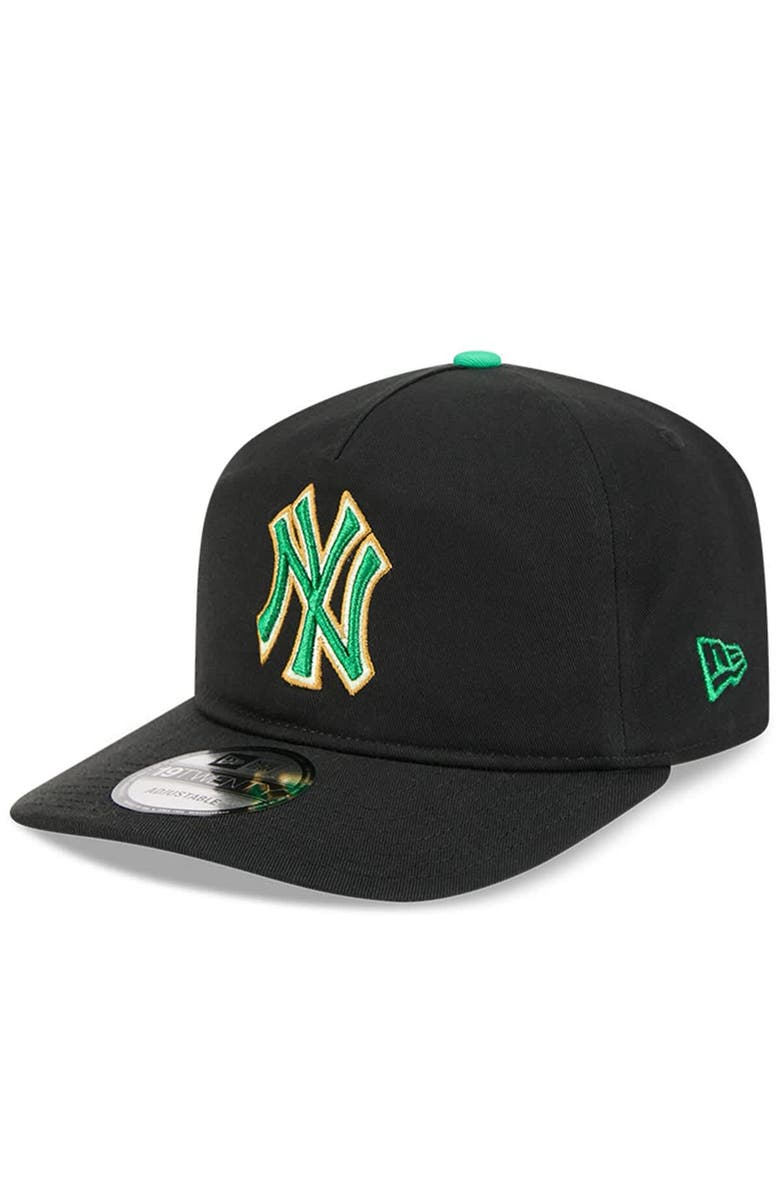 New Era Men's New Era Black New York Yankees 2026 St. Patrick's Day 19TWENTY Adjustable Hat, Alternate, color, Black