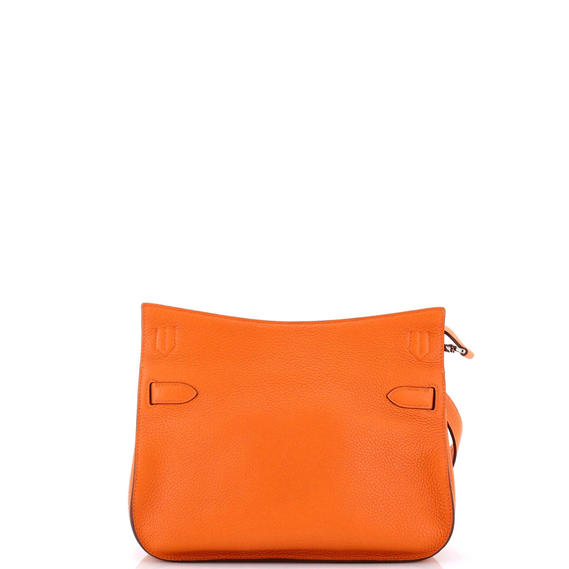 Pre-Owned Hermes Jypsiere Bag Clemence 28, Alternate, color, Orange H