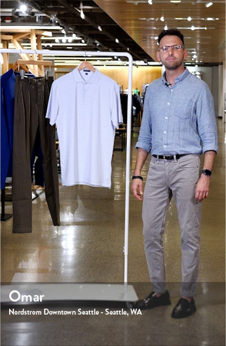 Crown Crafted Sawyer Stripe Performance Polo, sales video thumbnail
