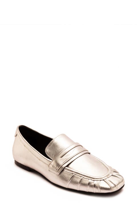 Charing Metallic Penny Loafer (Women)