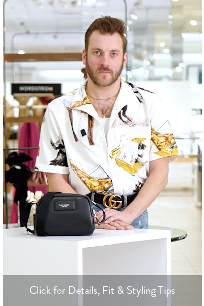 puffed small leather crossbody bag video