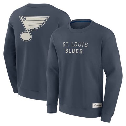 Men
s Fanatics Blue St. Louis Blues Elements Future Ground Lettering Pullover Sweatshirt