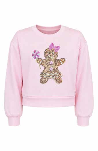 Kids' Sequin Gingerbread Sweatshirt