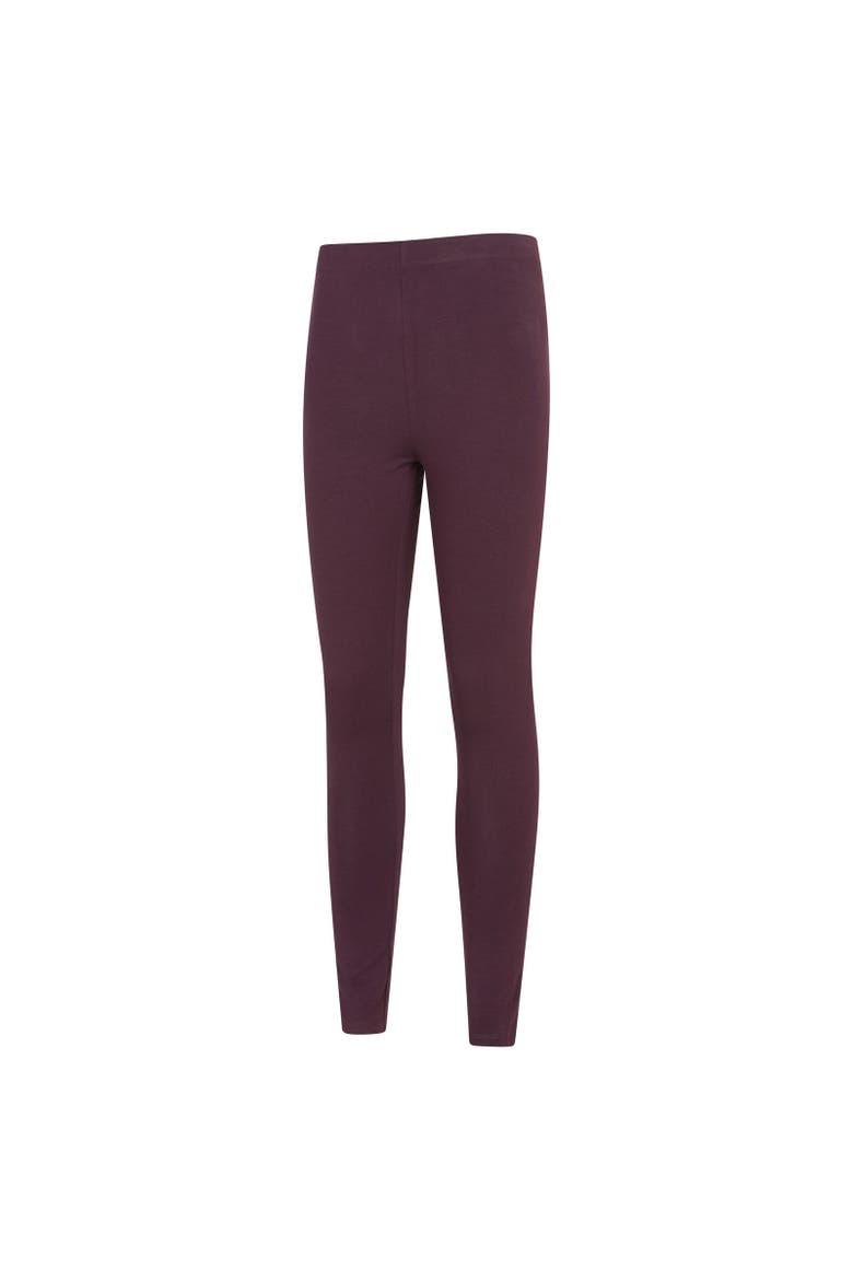 Cotton Blend Midweight Leggings, Alternate, color, Berry