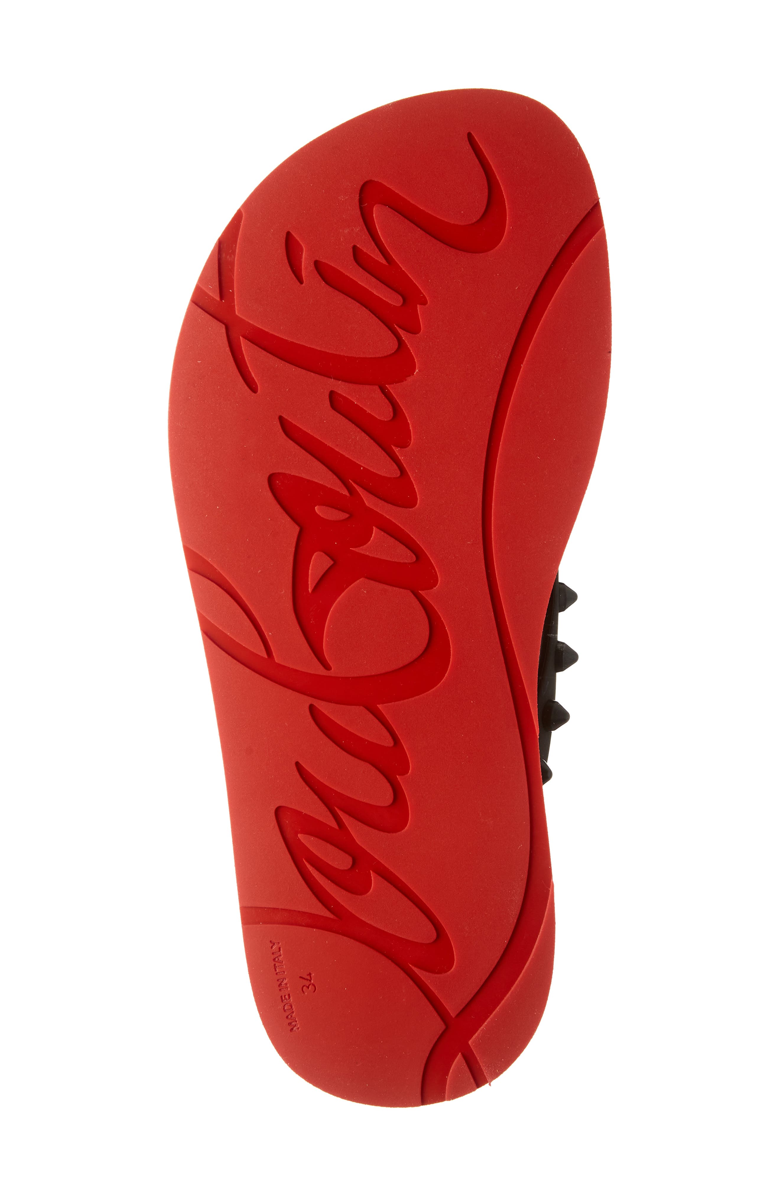 Christian Louboutin Loubi Flip Flop, Alternate, color, 