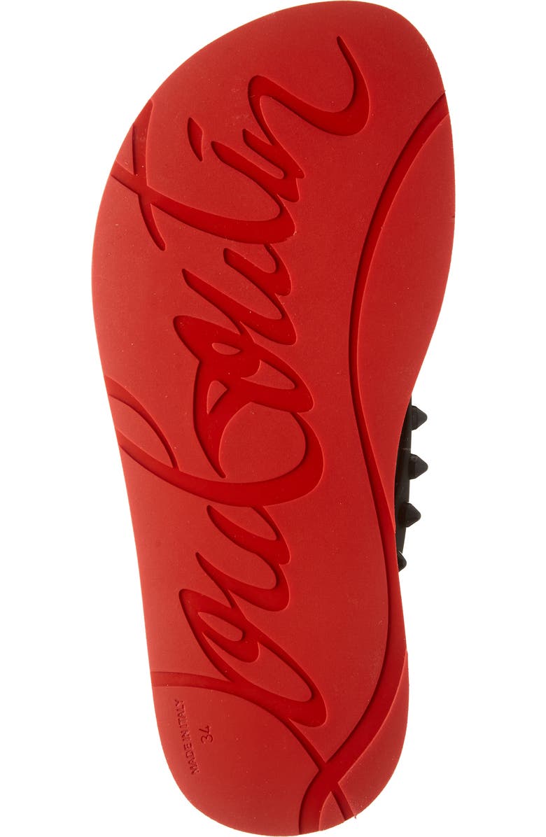 Christian Louboutin Loubi Flip Flop, Alternate, color,