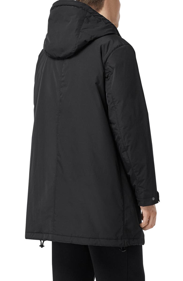 Burberry Aberdeen Monogram Technical Twill Rain Jacket, Alternate, color,