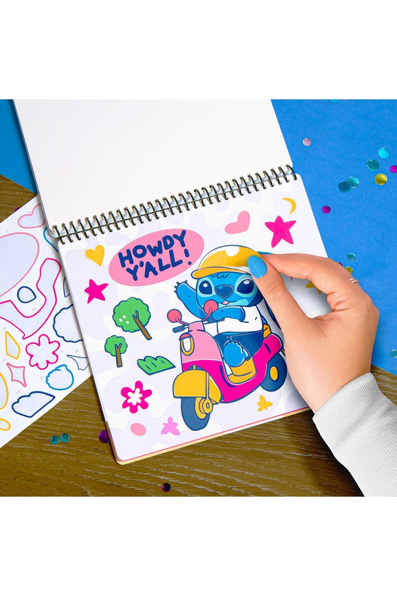 Disney Stitch Sticker By Number Set 250+ Stickers, Alternate, color, Multicolored