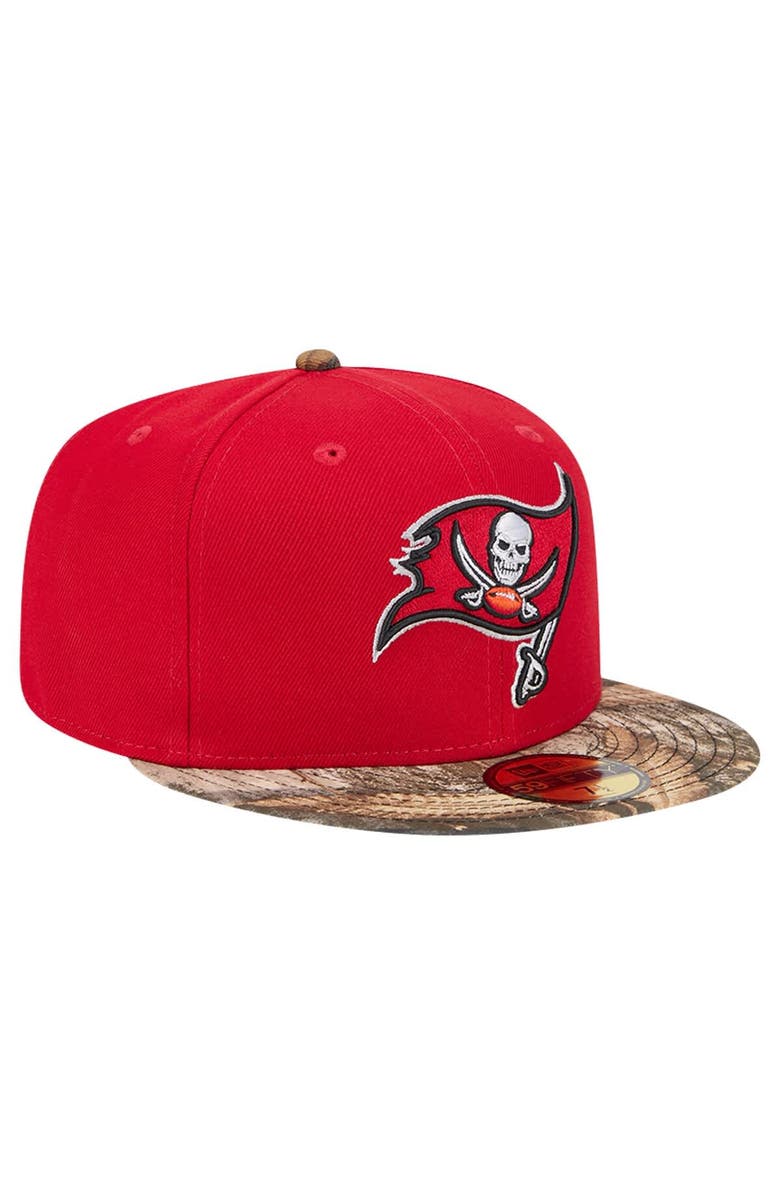 New Era Men's New Era Red Tampa Bay Buccaneers Active Two-Tone Camo 59FIFTY Fitted Hat, Alternate, color, 