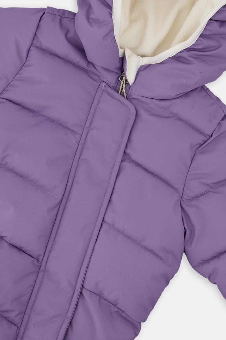 Car Seat Adapted PrimaLoft One Piece Snowsuit, Alternate, color, Violet