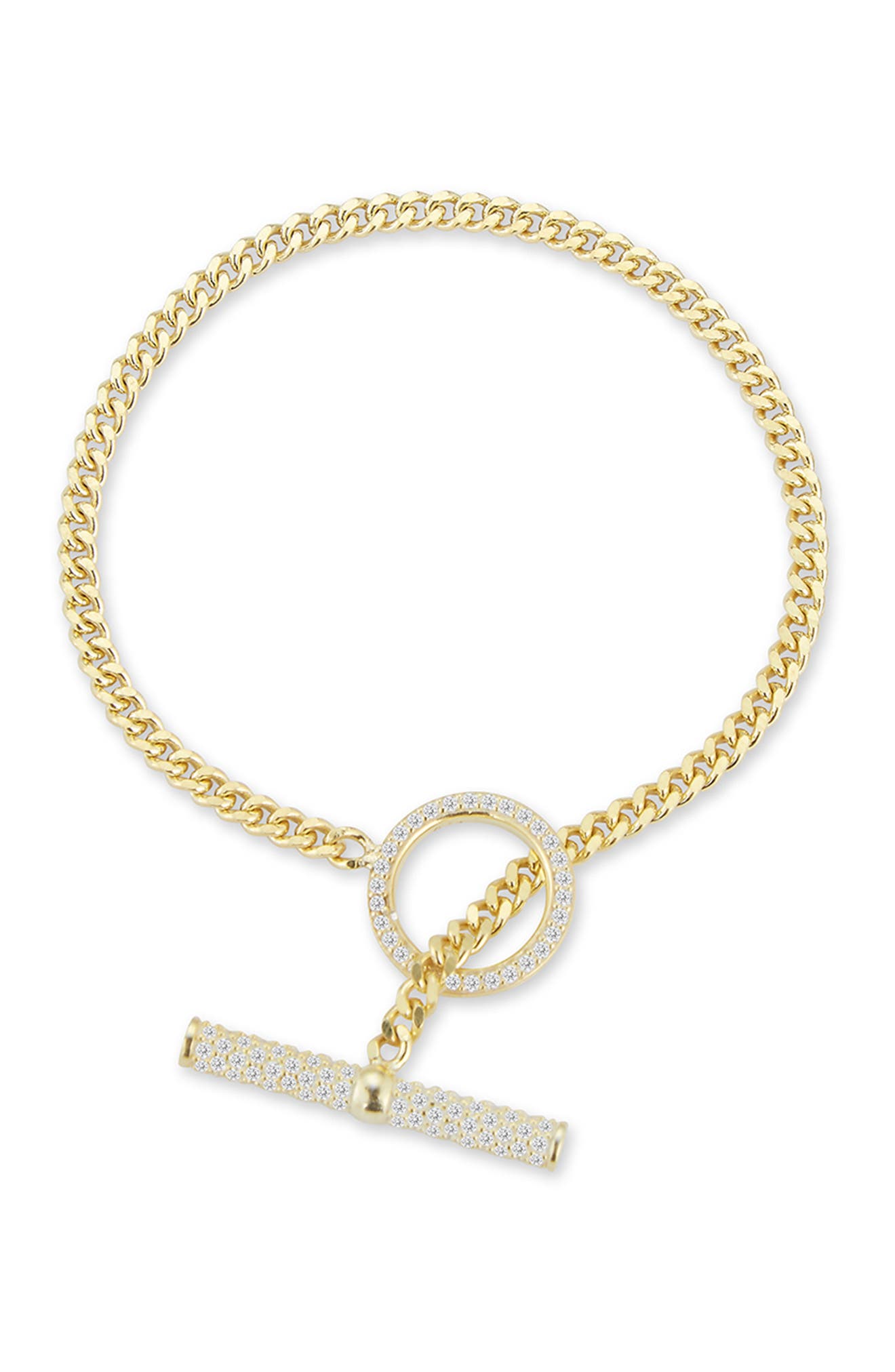 GLAZE JEWELRY Cubic Zirconia Toggle Bracelet