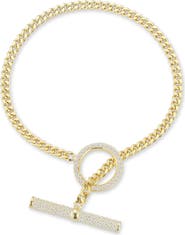 GLAZE JEWELRY Cubic Zirconia Toggle Bracelet