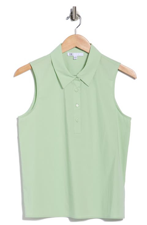 Sleeveless Poplin Polo