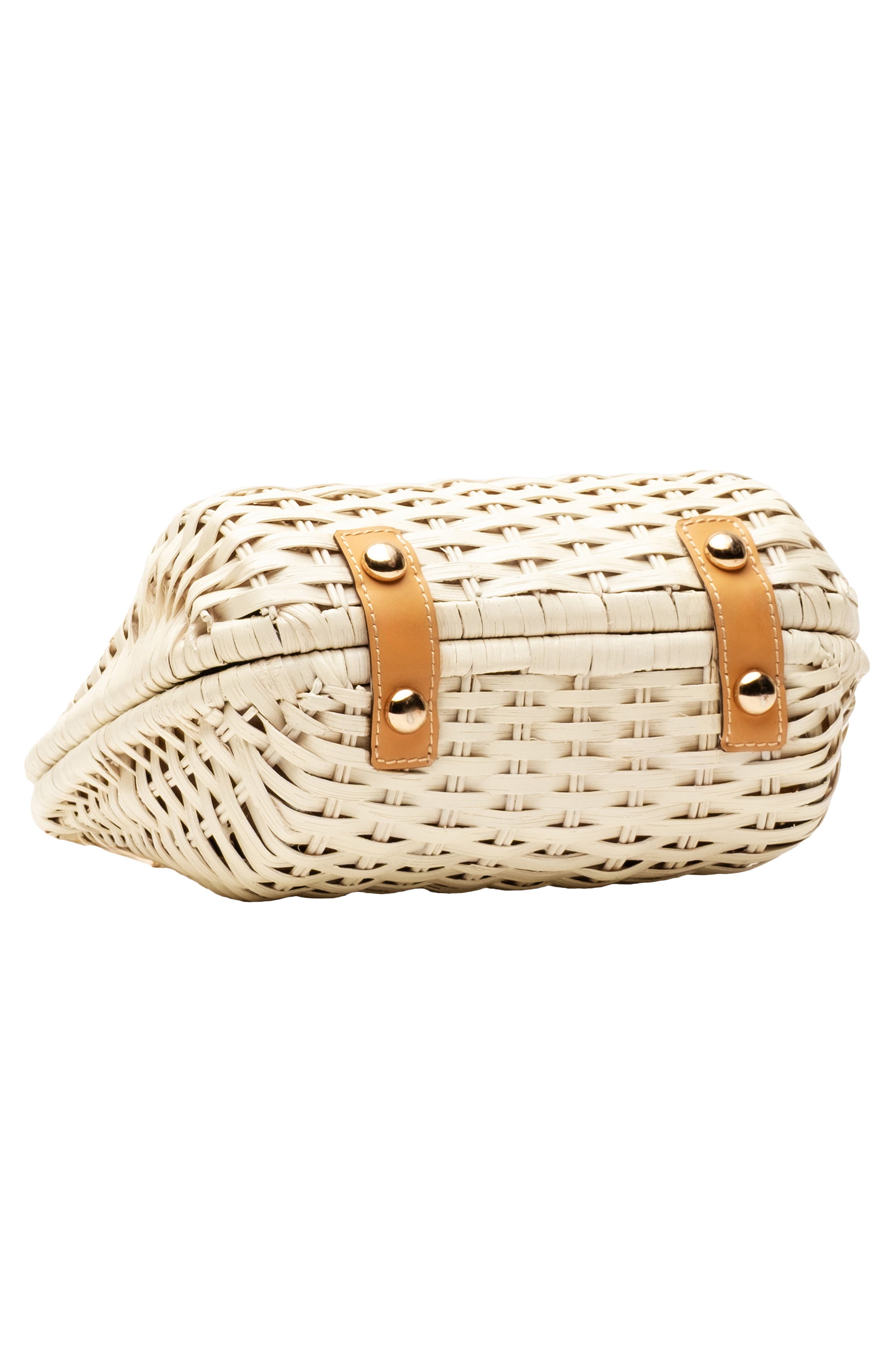 Frances Valentine Hen Wicker Basket Bag, Alternate, color, 