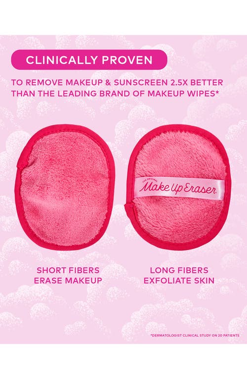 The Original Makeup Eraser Pink 5-day Makeup Eraser Set With Laundry Bag In Pink