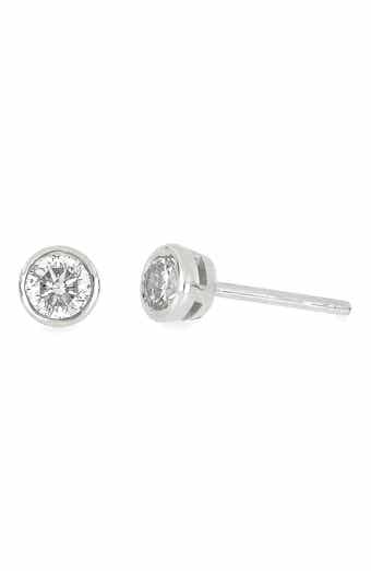 Bony Levy Bezel Diamond Stud Earrings - 0.33 ctw.