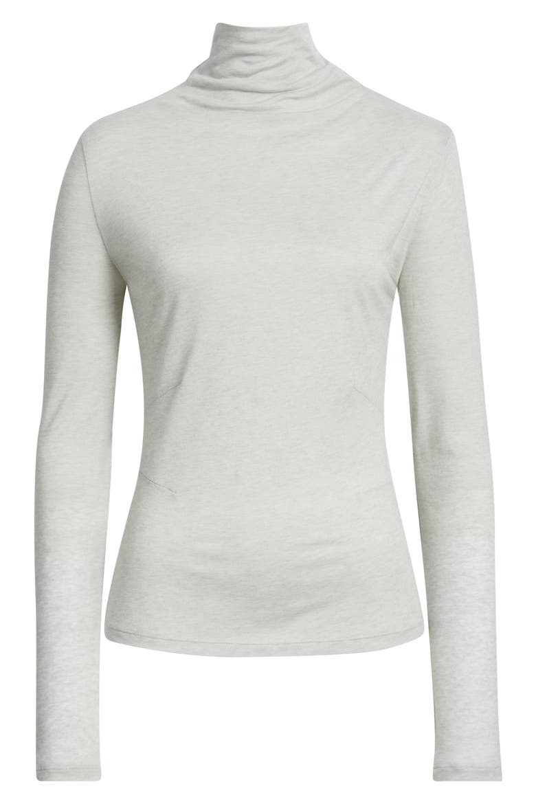 Elavu Turtleneck Top, Alternate, color, SILVER GREY MELANGE