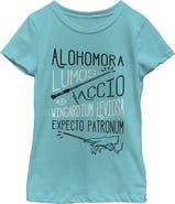 HARRY POTTER Girl's Harry Potter List of Spells Graphic T-Shirt