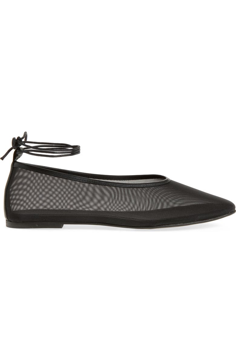 Freda Salvador Mesh Ballet Flat, Alternate, color, Black Mesh