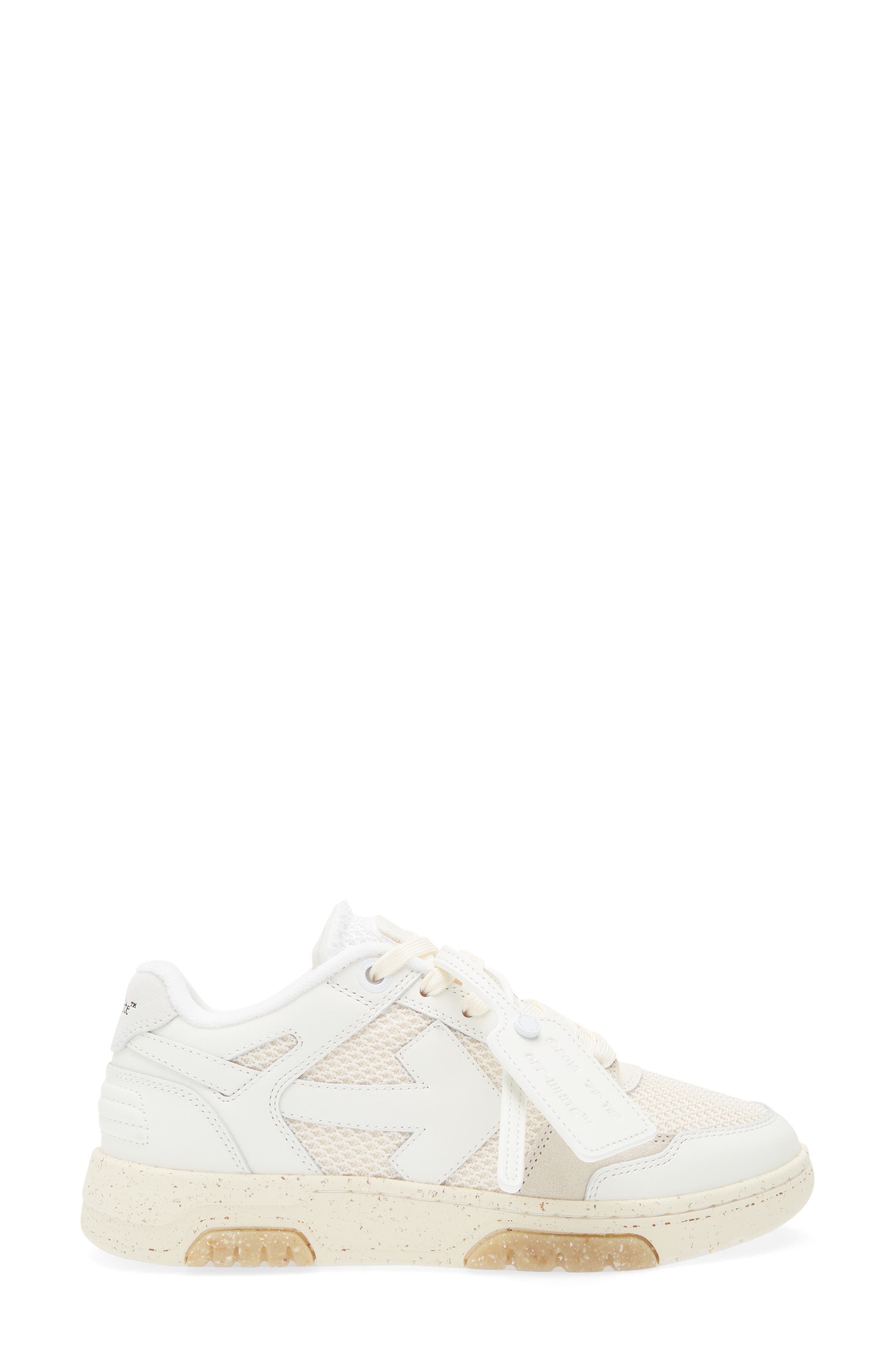 Off-White Slim Out of Office Sneaker, Alternate, color, White - Cream