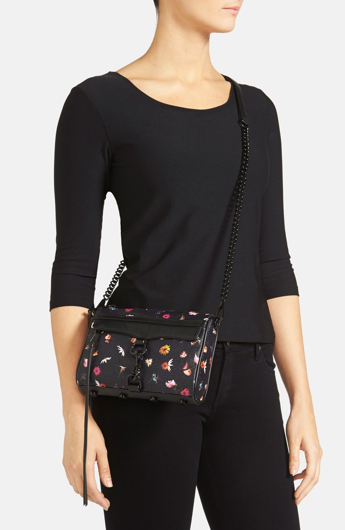 Rebecca Minkoff 'Mini MAC' Convertible Crossbody Bag, Alternate, color, 