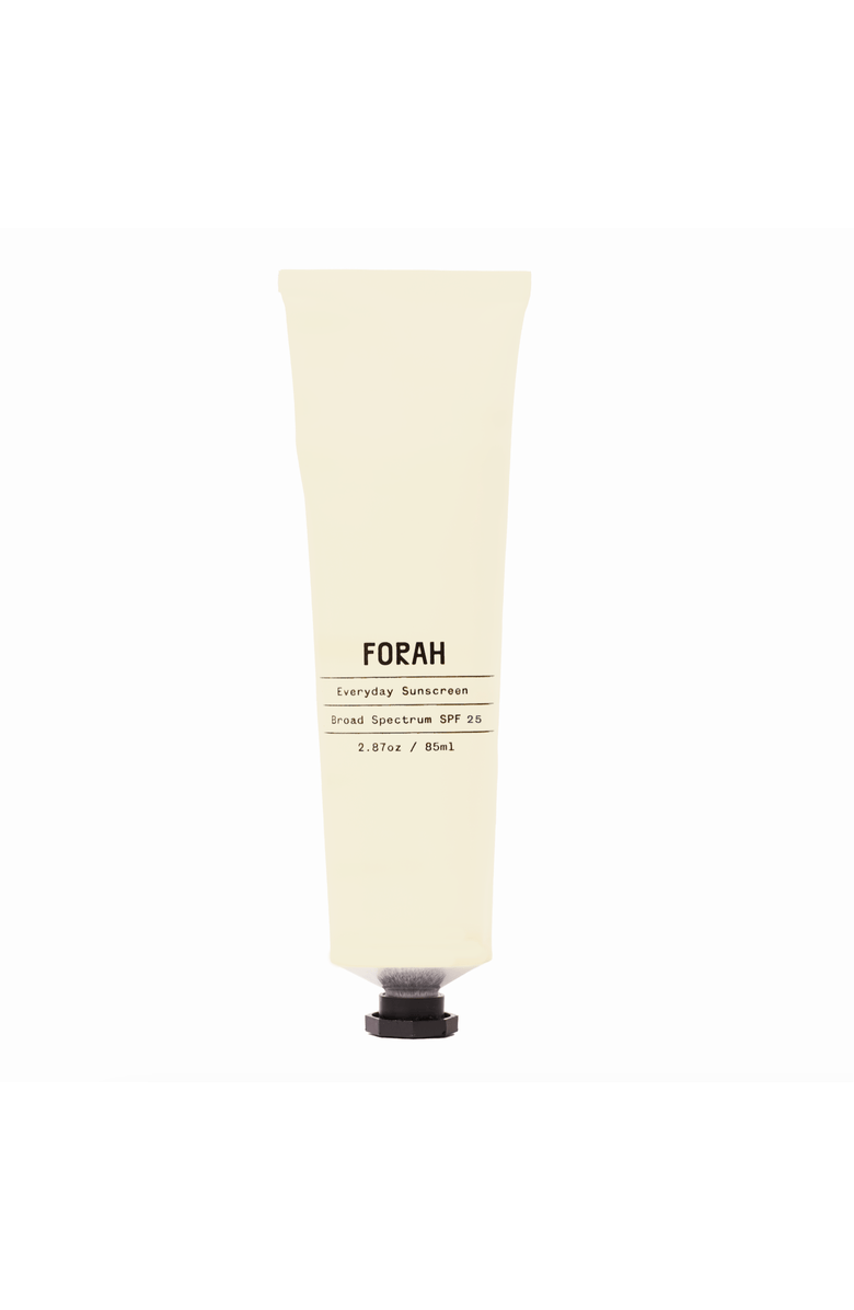 Forah INC Unscented Everyday Mineral Sunscreen SPF 25, Main, color, NO COLOR