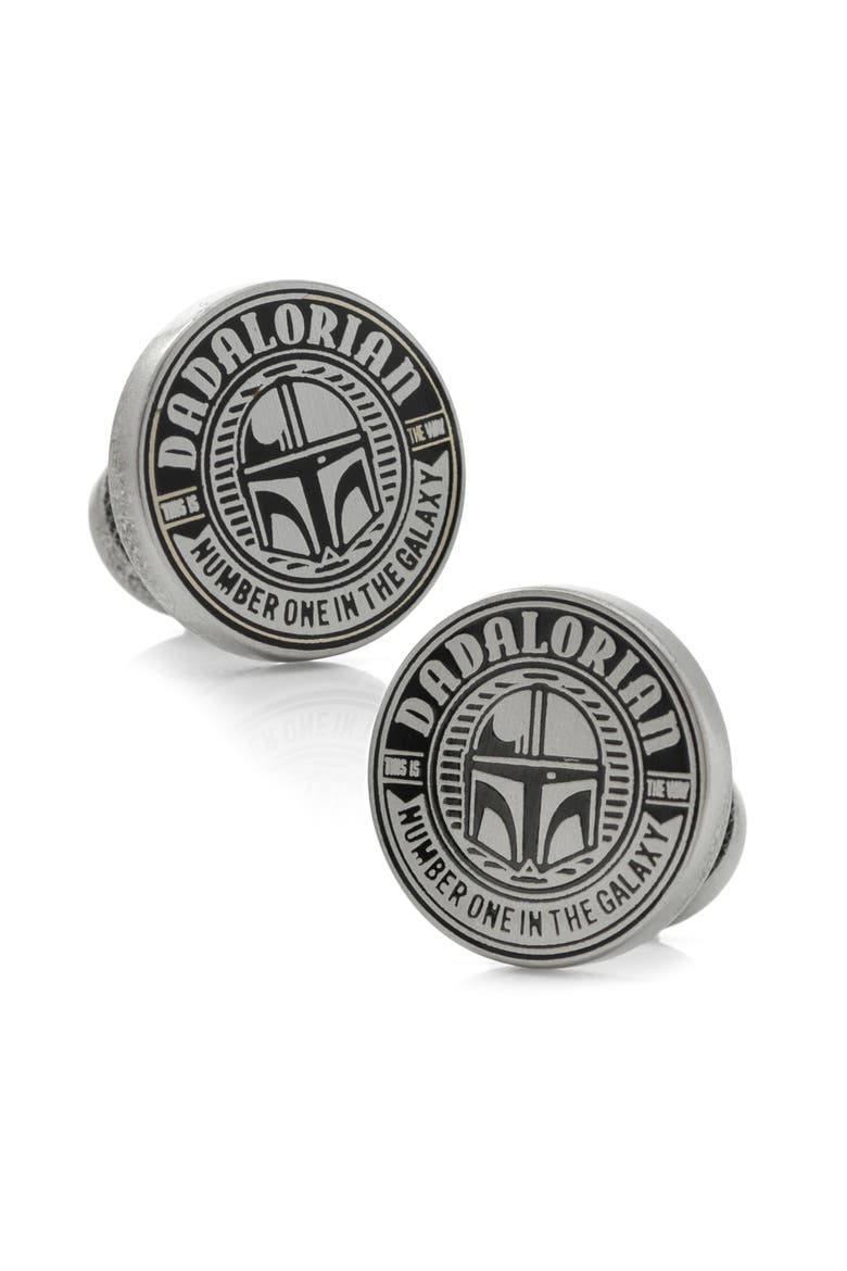 Dadalorian Cuff LInks, Main, color, SILVER