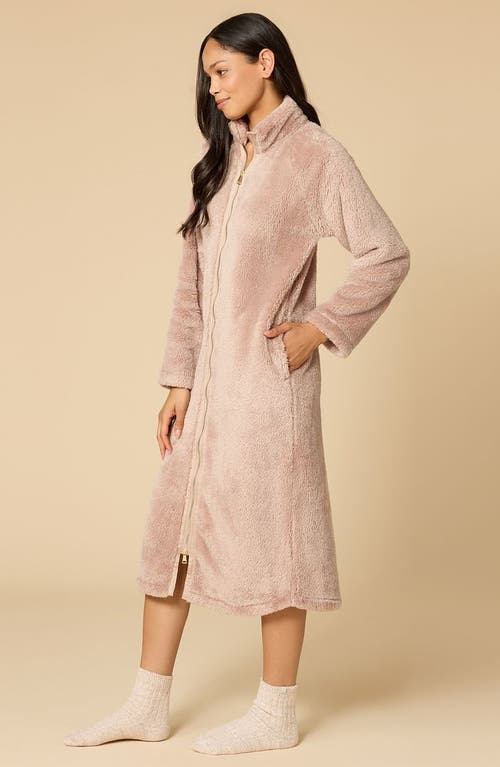 Softies Dreamplush Zip Robe In Pink