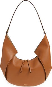 Ree Projects Large Riva Pebbled Leather Hobo Bag