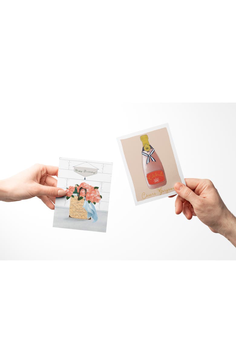 Ramus & Co Birthday Greeting Card Pack (3ct) "Cheers, Heart, Peonies", Alternate, color, Multi-Pack