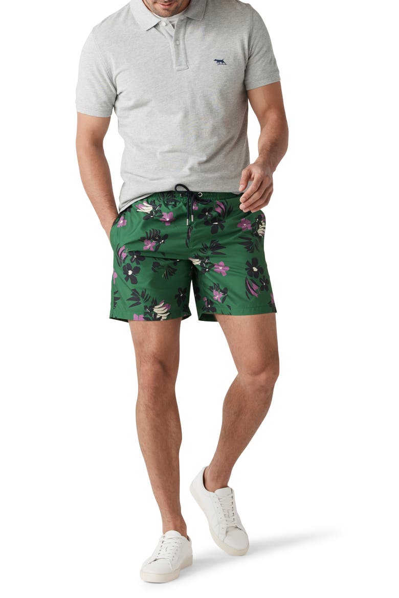 Thunder Glacier Swim Trunks, Alternate, color, PINE