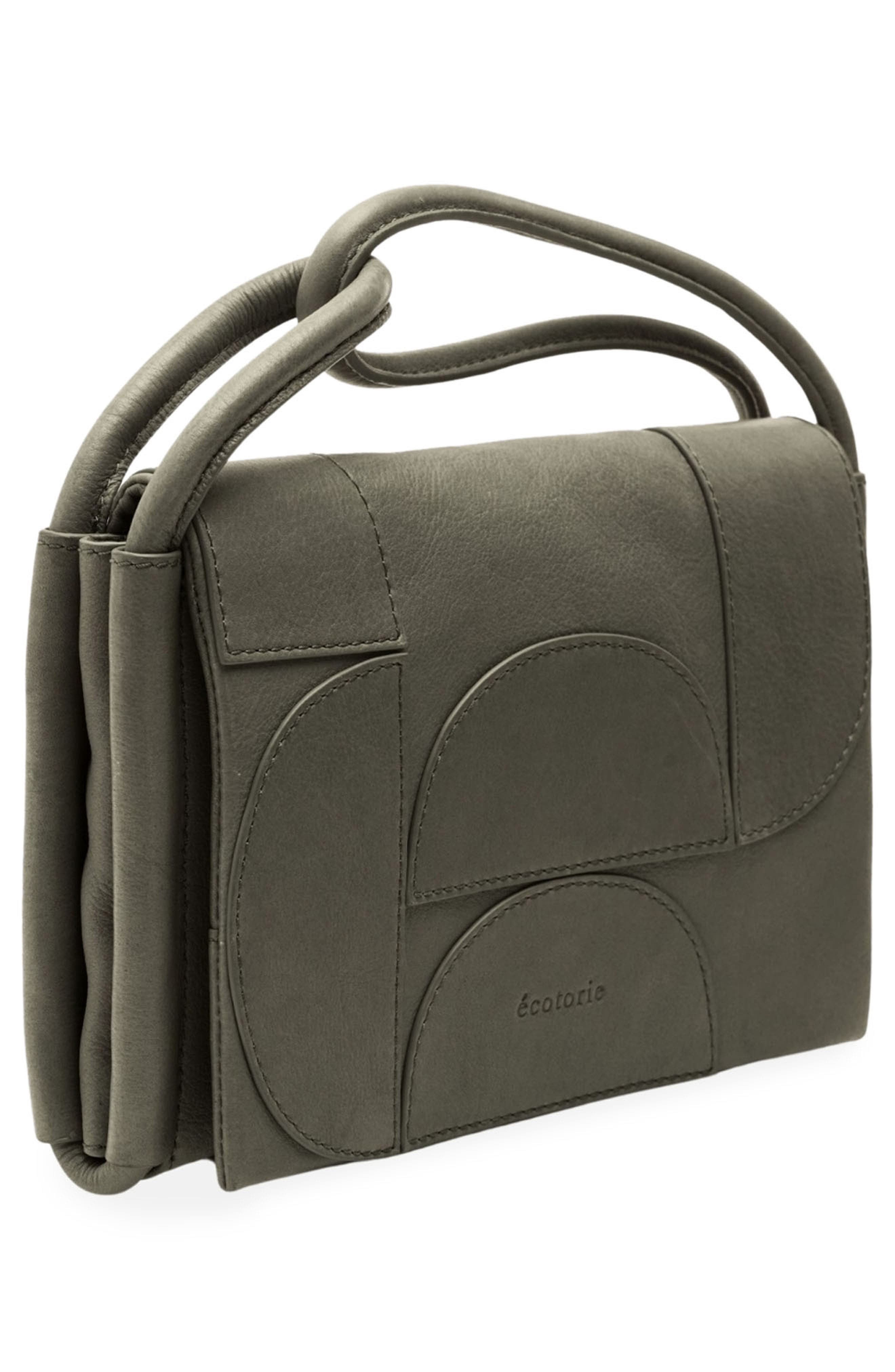 Martha Leather Crossbody Bag, Alternate, color, DARK MOSS