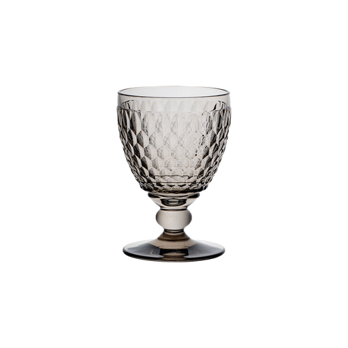 Villeroy & Boch Boston Coloured Goblet-smoke  Set Of 4 In Grey