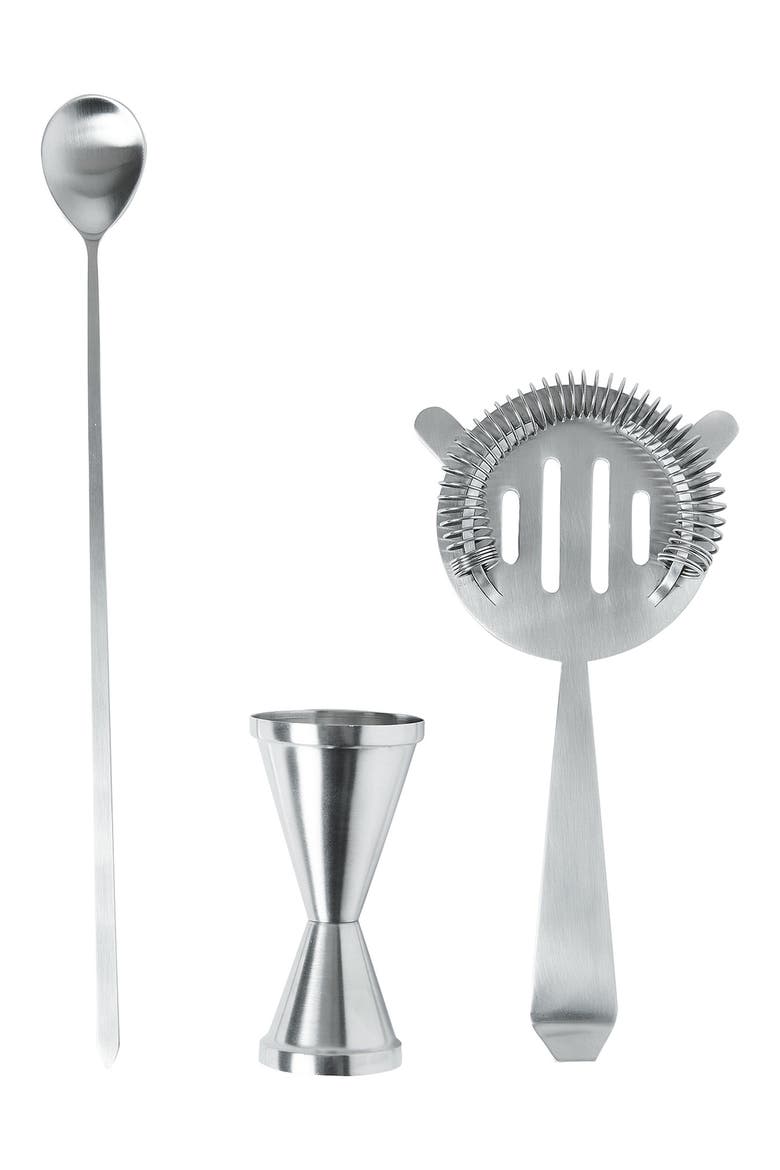 Outline Set of 3 Bar Tools, Main, color, STAINLESS STEEL