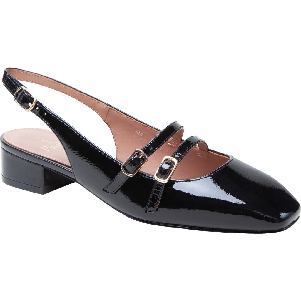 Linea Paolo Cassianx Slingback Mary Jane Pump In Black
