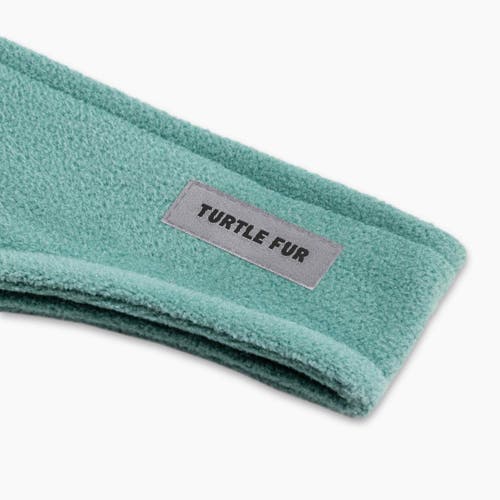 Turtle Fur Bang Band Fleece Headband In Green