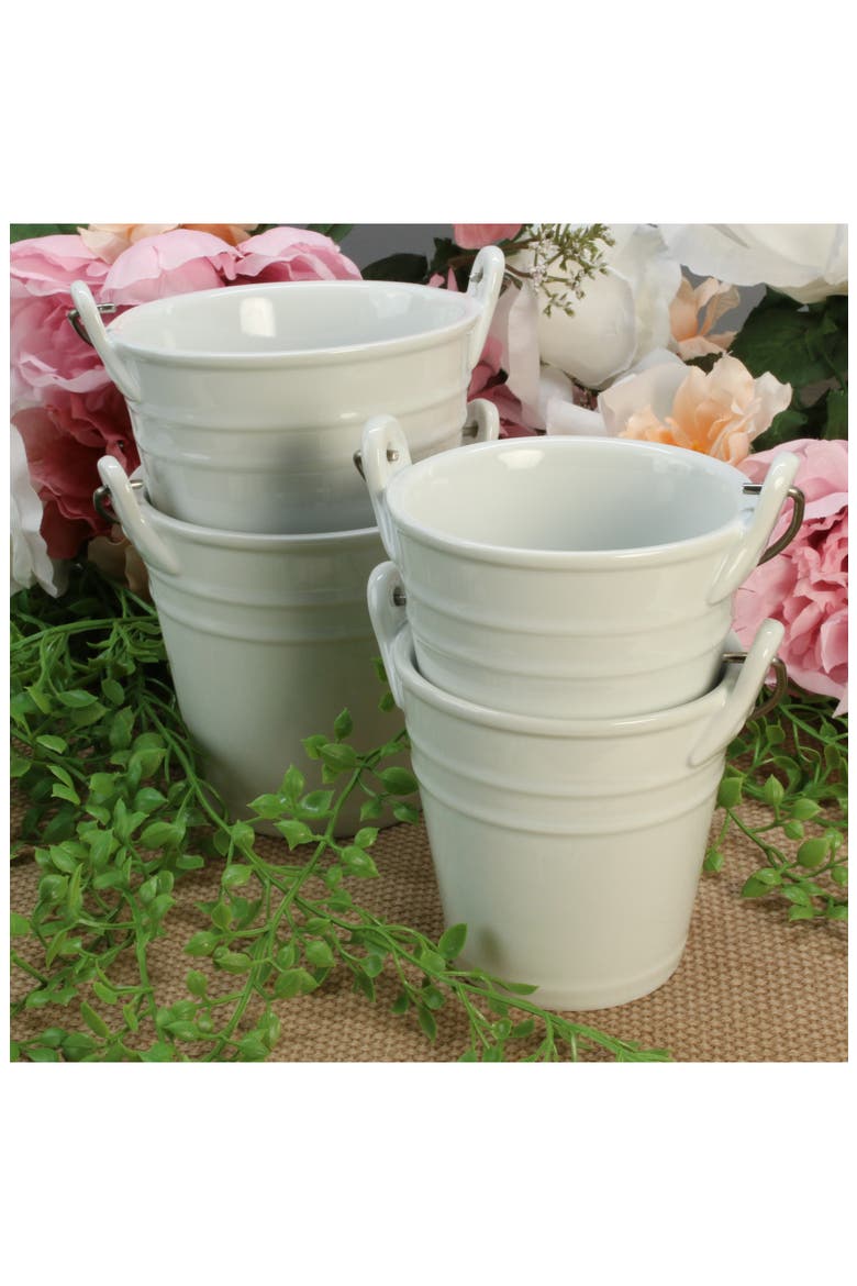 4-Piece Assorted Pail Set, Alternate, color, WHITE
