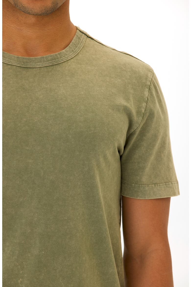 Shawn Mineral Wash Cotton T-Shirt, Alternate, color, ARTICHOKE