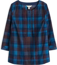 Seasalt Cornwall Tithonia Plaid Organic Cotton Corduroy Top