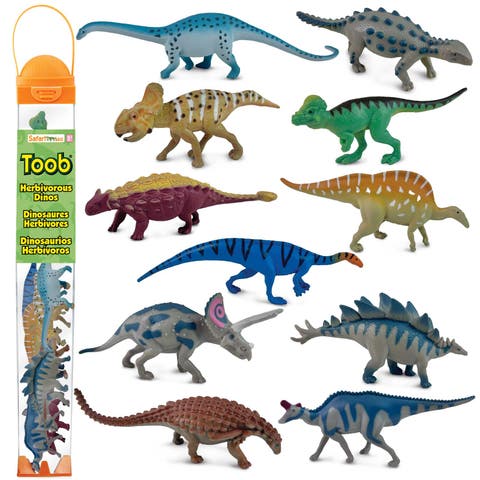 Herbivorous Dinos TOOB - contains 11 Mini Figurines