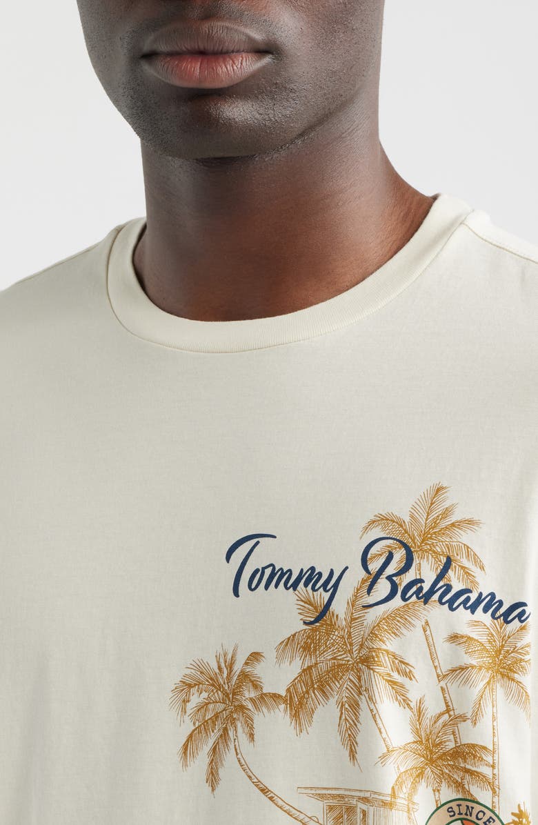 Tommy Bahama Golden Shores Cotton Graphic T-Shirt, Alternate, color, Vanilla Ice