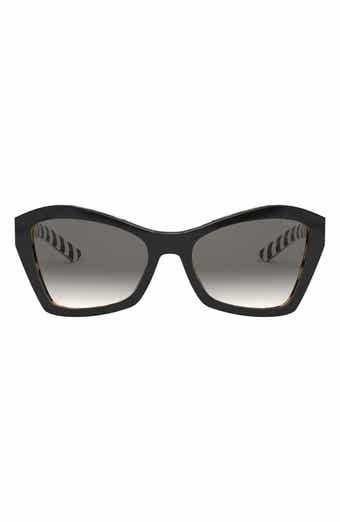 Prada 55mm Polarized Cat Eye Sunglasses